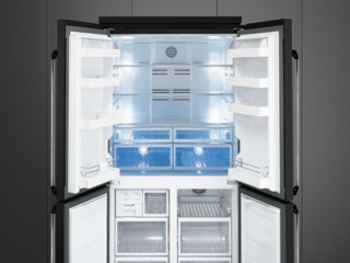 Холодильники Side-by-Side от компании SMEG - советы по выбору семейного холодильника