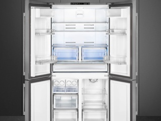 Оснащение дверцы холодильника (на примере марки SMEG)