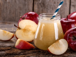 Как приготовить яблочный сок с мякотью?