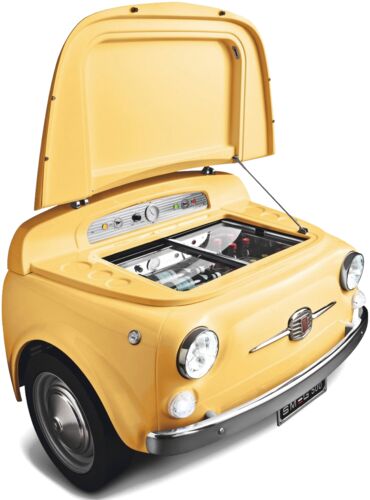 Холодильник Smeg 500 G (FIAT500) желтый