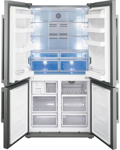 Холодильник Smeg FQ960P Кремовый, фурнитура серебристая