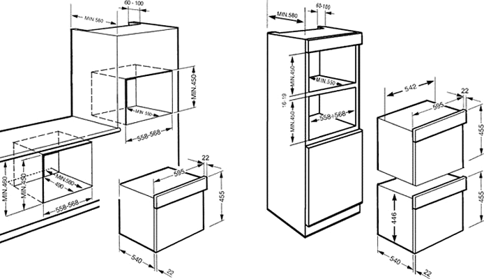 Высота духового шкафа в пенале. Микроволновая печь встраиваемая Smeg sc45mne2. Электрический духовой шкаф Smeg sc45mc. Микроволновая печь встраиваемая Smeg sc745mao. Микроволновая печь Smeg sc45m2.