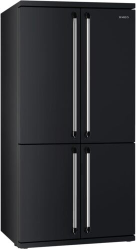 Холодильник Smeg FQ960N Черный, фурнитура серебристая